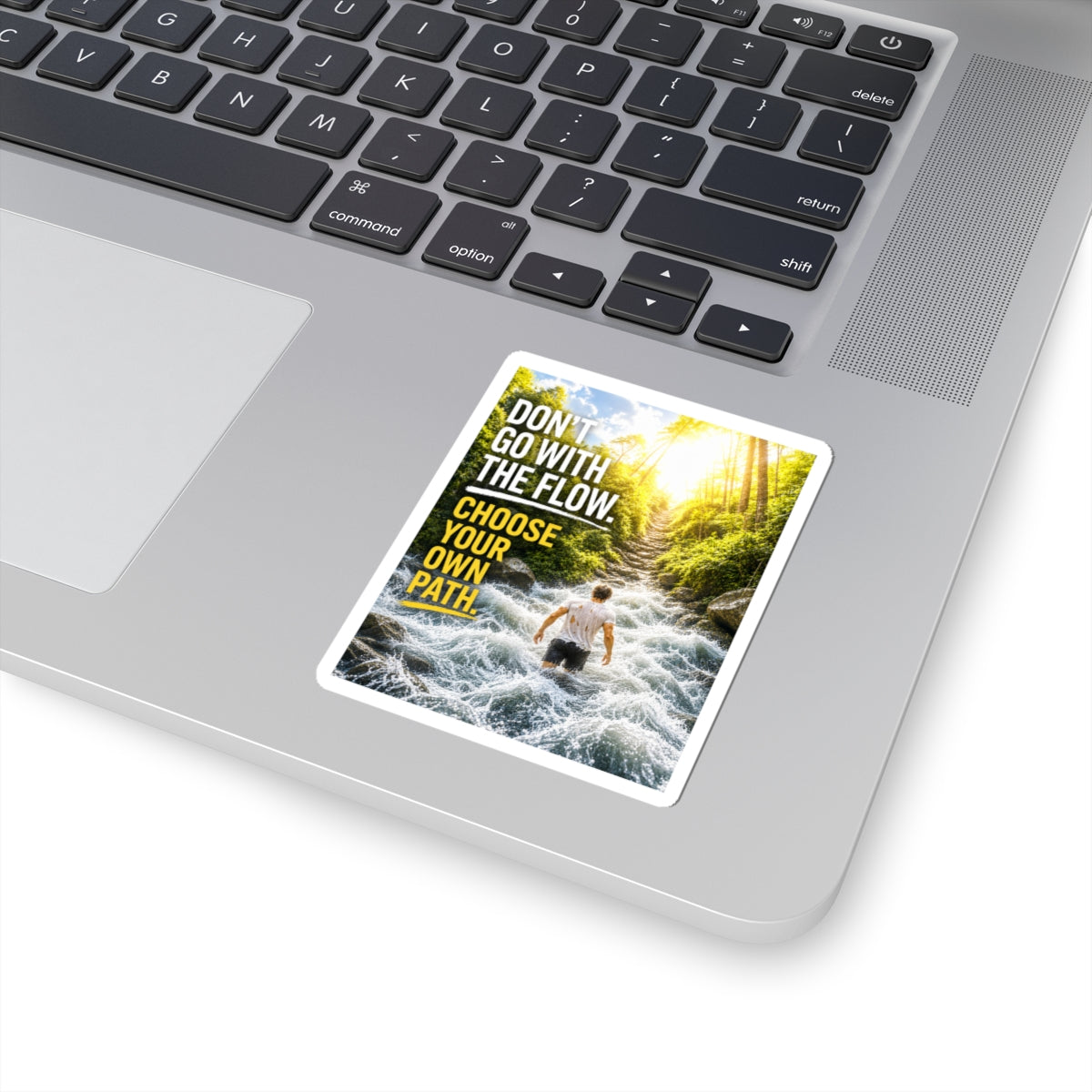 Inspirational 'Choose Your Own Path' Kiss-Cut Sticker — Motivational Adventure Decal