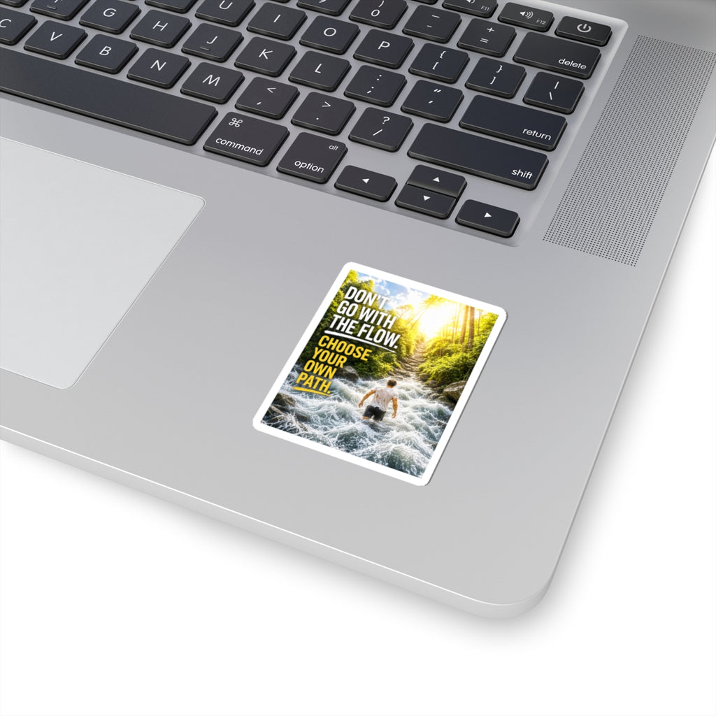 Inspirational 'Choose Your Own Path' Kiss-Cut Sticker — Motivational Adventure Decal