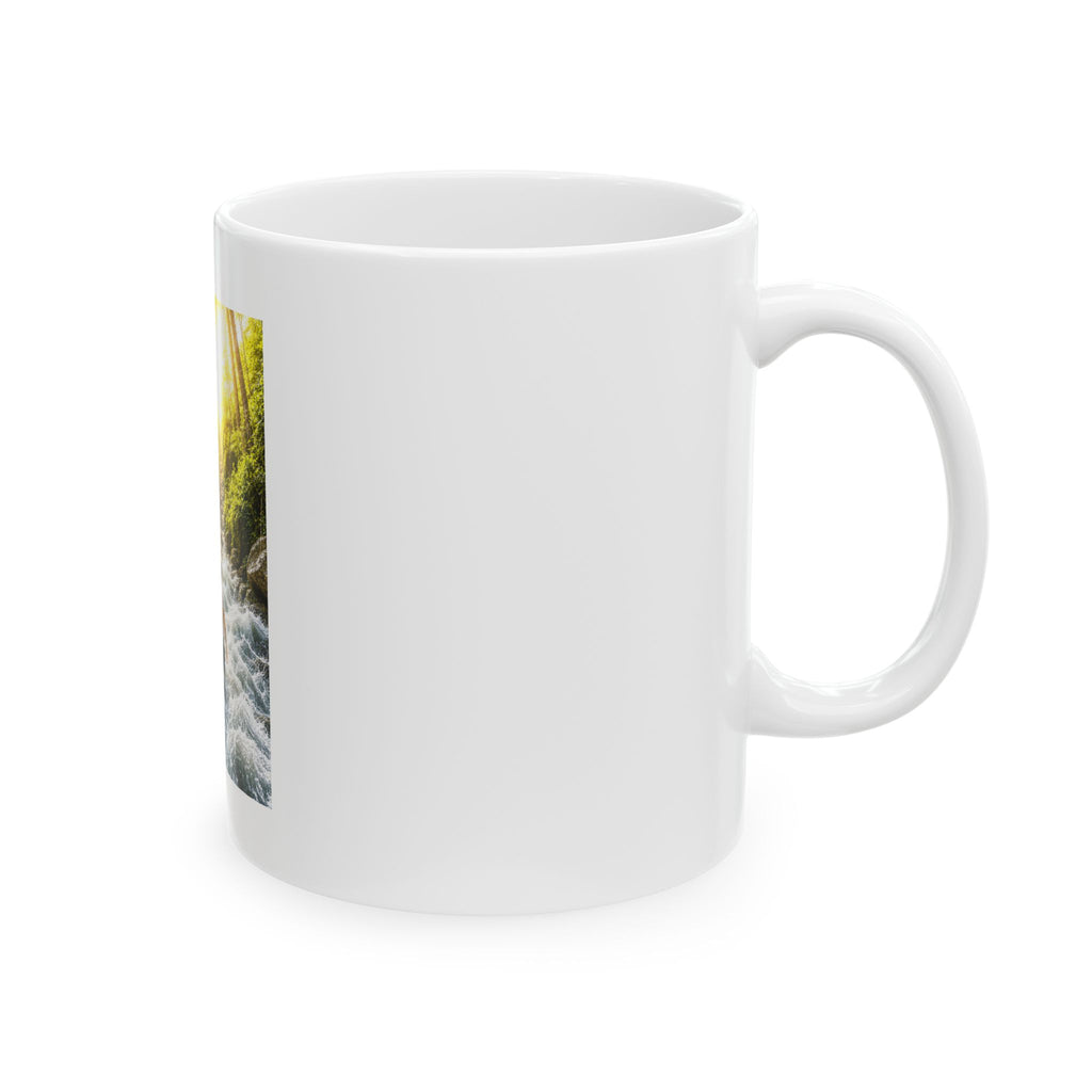 Motivational Ceramic Mug — "Don’t Go With The Flow. Choose Your Own Path."